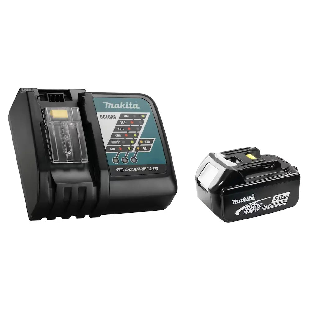 MAKITA Y-00309 - 18V Rapid Charger & 5.0Ah Battery Combo MAKITA