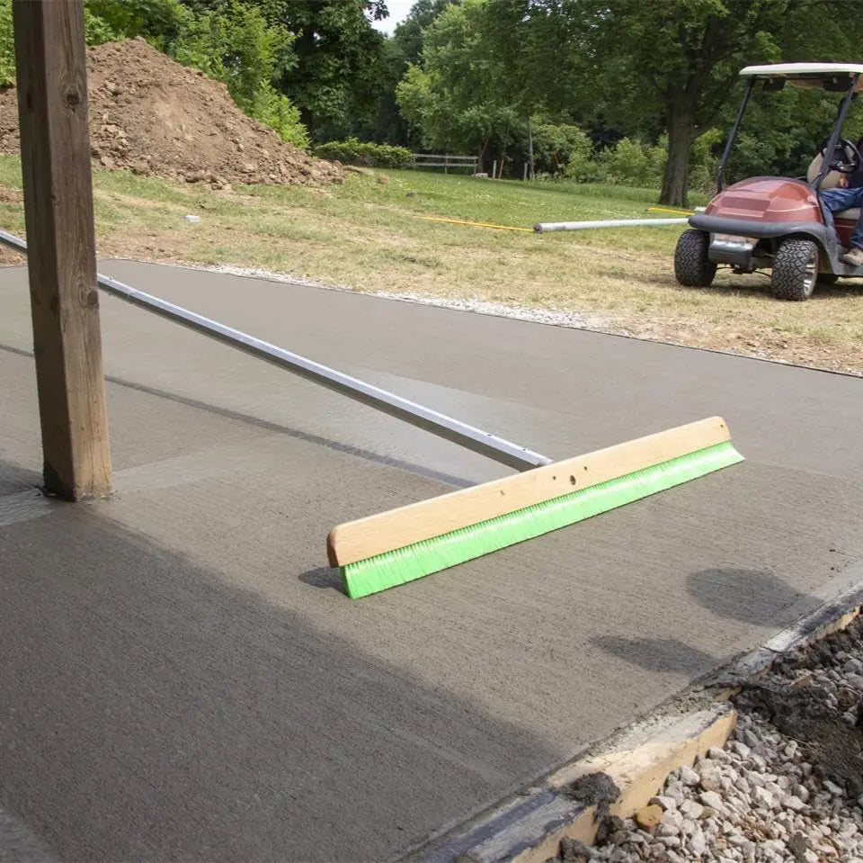 MARSHALLTOWN 6562 -  Green Nylon Concrete Broom 48" MARSHALLTOWN