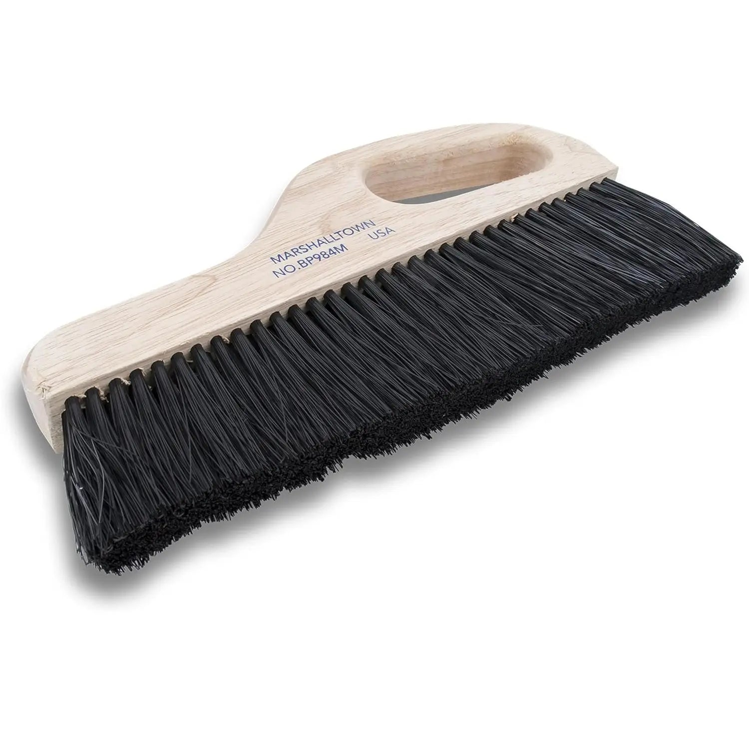 MARSHALLTOWN BP984M - 12" Black Poly Finishing Broom-Medium MARSHALLTOWN