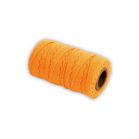MARSHALLTOWN ML570 - Twisted Nylon Mason's Line 250' Fl Orange, Size 18 4" Core MARSHALLTOWN