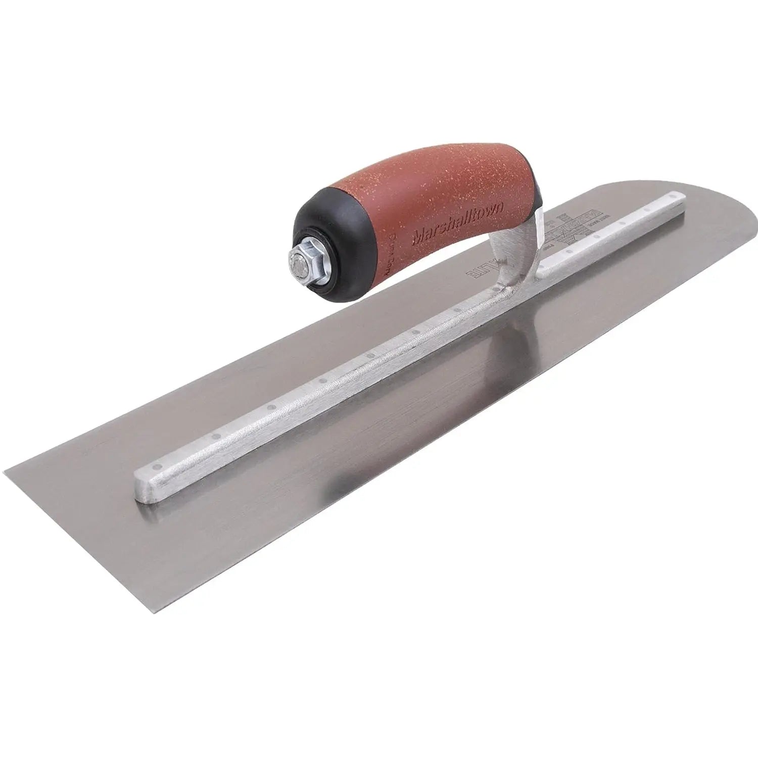 MARSHALLTOWN MXS64REDC - 14 X 4 Rounded Front Finishing Trowel - DuraCork Handle MARSHALLTOWN