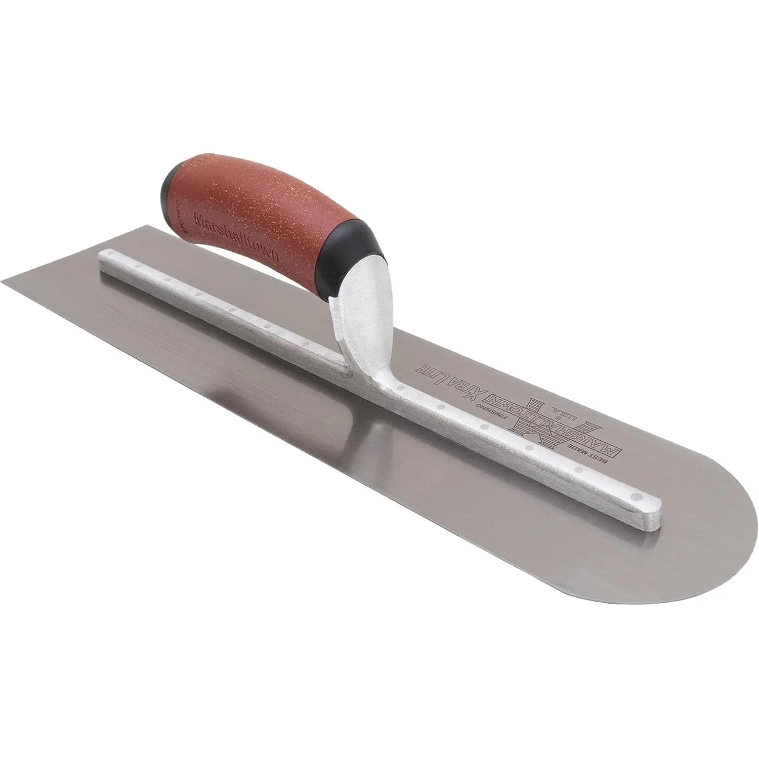 MARSHALLTOWN MXS64REDC - 14 X 4 Rounded Front Finishing Trowel - DuraCork Handle MARSHALLTOWN