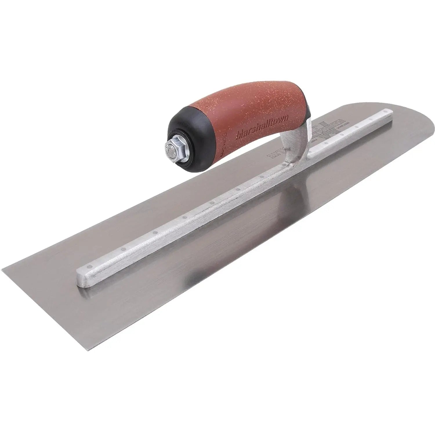 MARSHALLTOWN MXS81REDC - 18 X 4 Rounded Front Finishing Trowel - DuraCork Handle MARSHALLTOWN