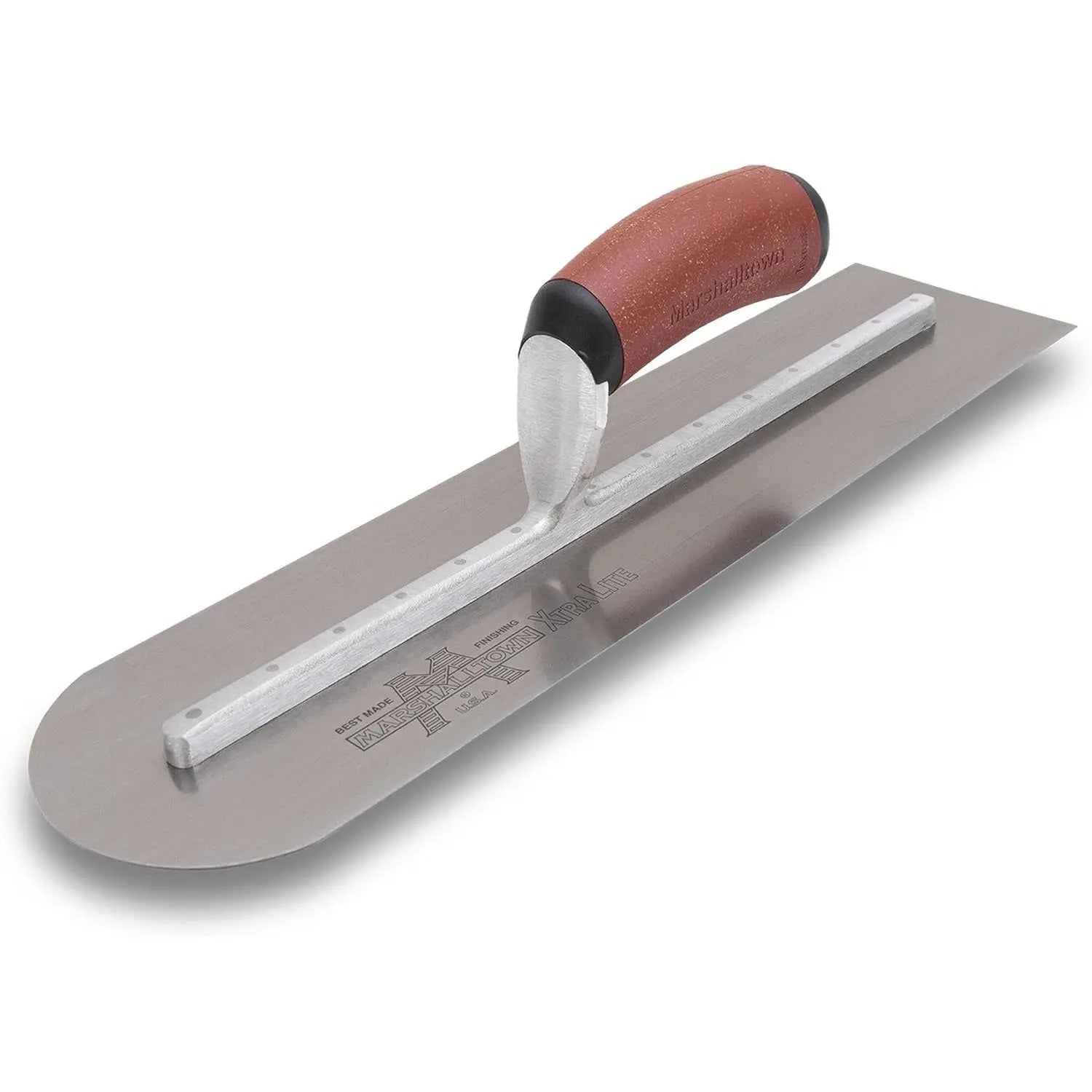 MARSHALLTOWN MXS81REDC - 18 X 4 Rounded Front Finishing Trowel - DuraCork Handle MARSHALLTOWN
