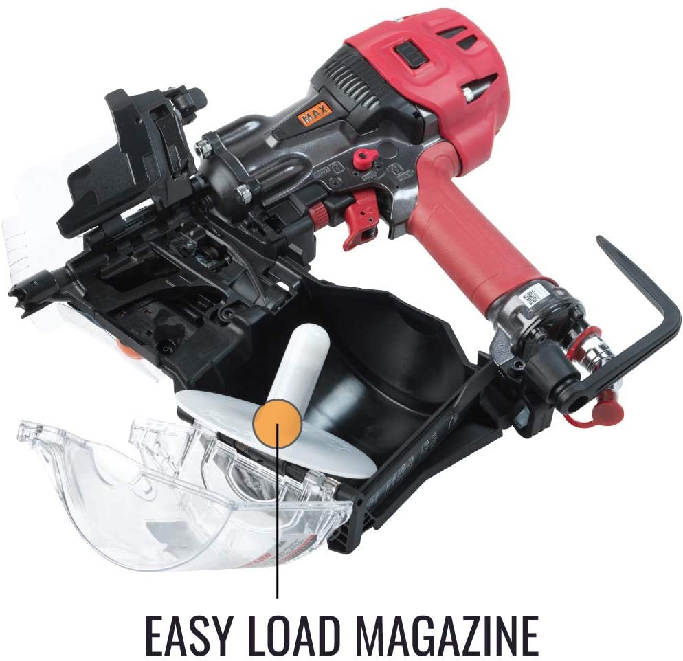 MAX HN90F PowerLite® High Pressure Framing Coil Nailer up to 3-1/2" - Wise Line Tools