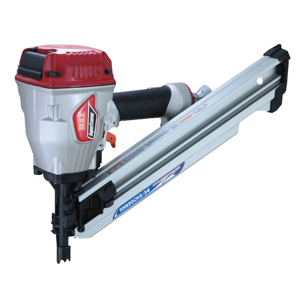 MAX SN890CH3-34 Clipped Head Air Framing Nailer - Wise Line Tools