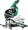 Metabo HPT C3610DRAM 36 V Multivolt 10" Doppelgehrungs-Zug- und Gehrungssäge mit Wandadapter