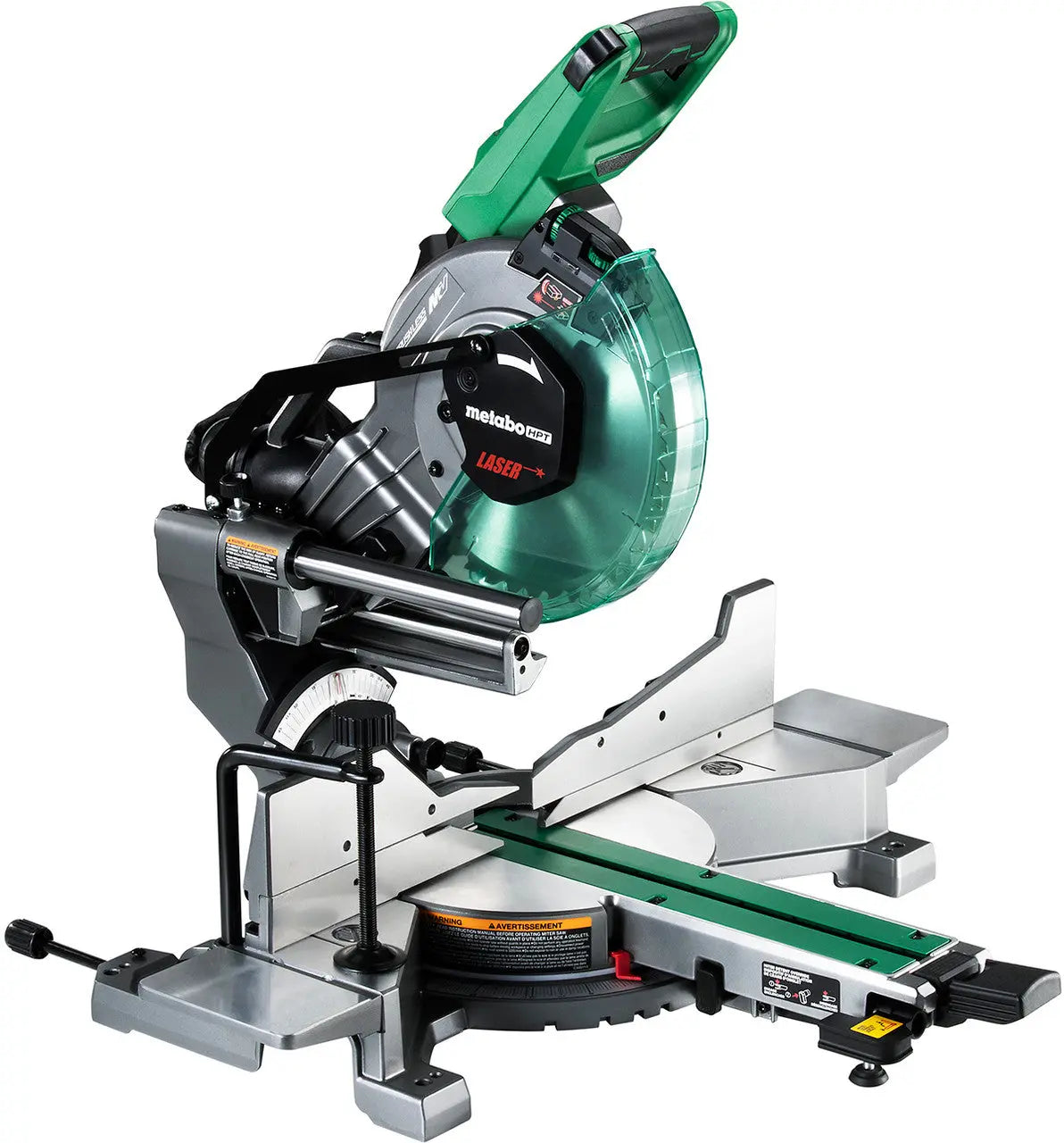 METABO C3610DRAM - 36V Multi Volt 10" Dual Bevel Sliding Miter Saw With Wall Adapter METABO