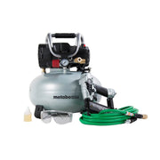 METABO  -  KNT50AB - Hitachi Brad Nailer & Compressor Combo Kit - Wise Line Tools