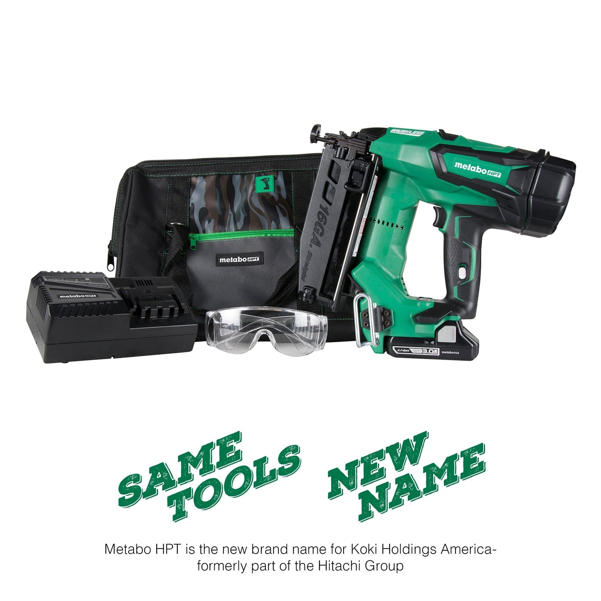 METABO Li-Ion NT1865DM 16 Gauge Straight Cordless Finish Nailer, 1 METABO