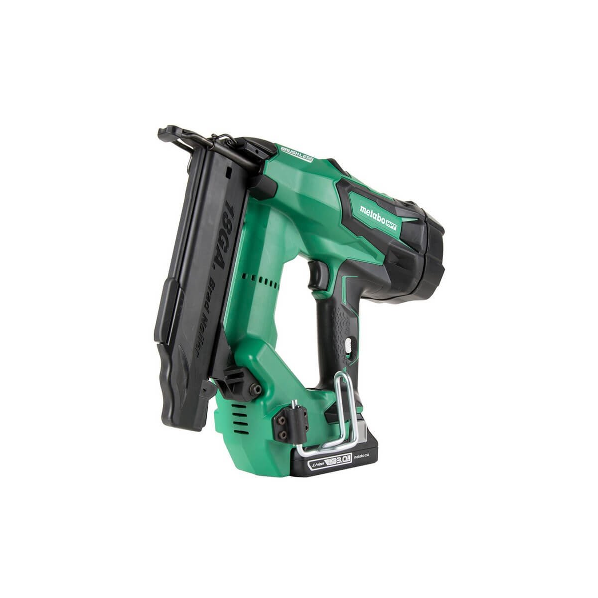 METABO NT1850DE  -  Li-Ion 18 Gauge Cordless Brad Nailer, 5/8" to 2" METABO