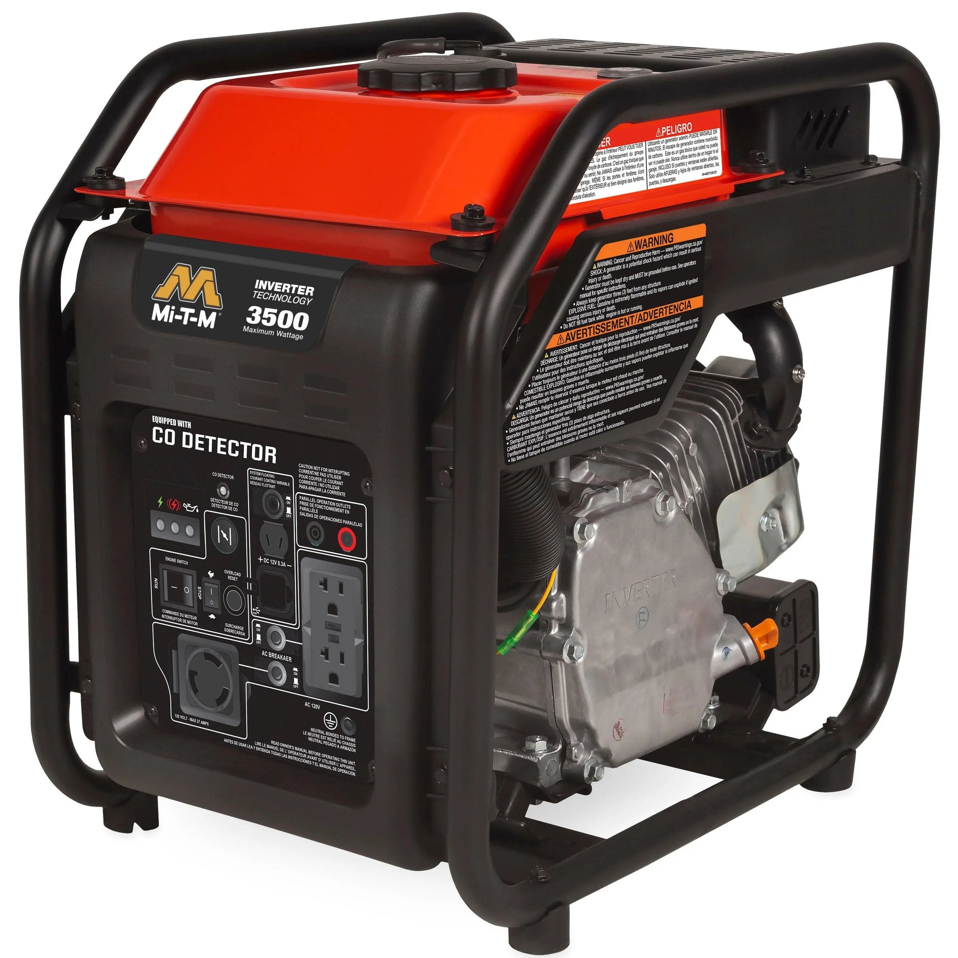 MI-T-M - 3500-Watt Gasoline Inverter - GEN-3500-IMM1 MI-T-M