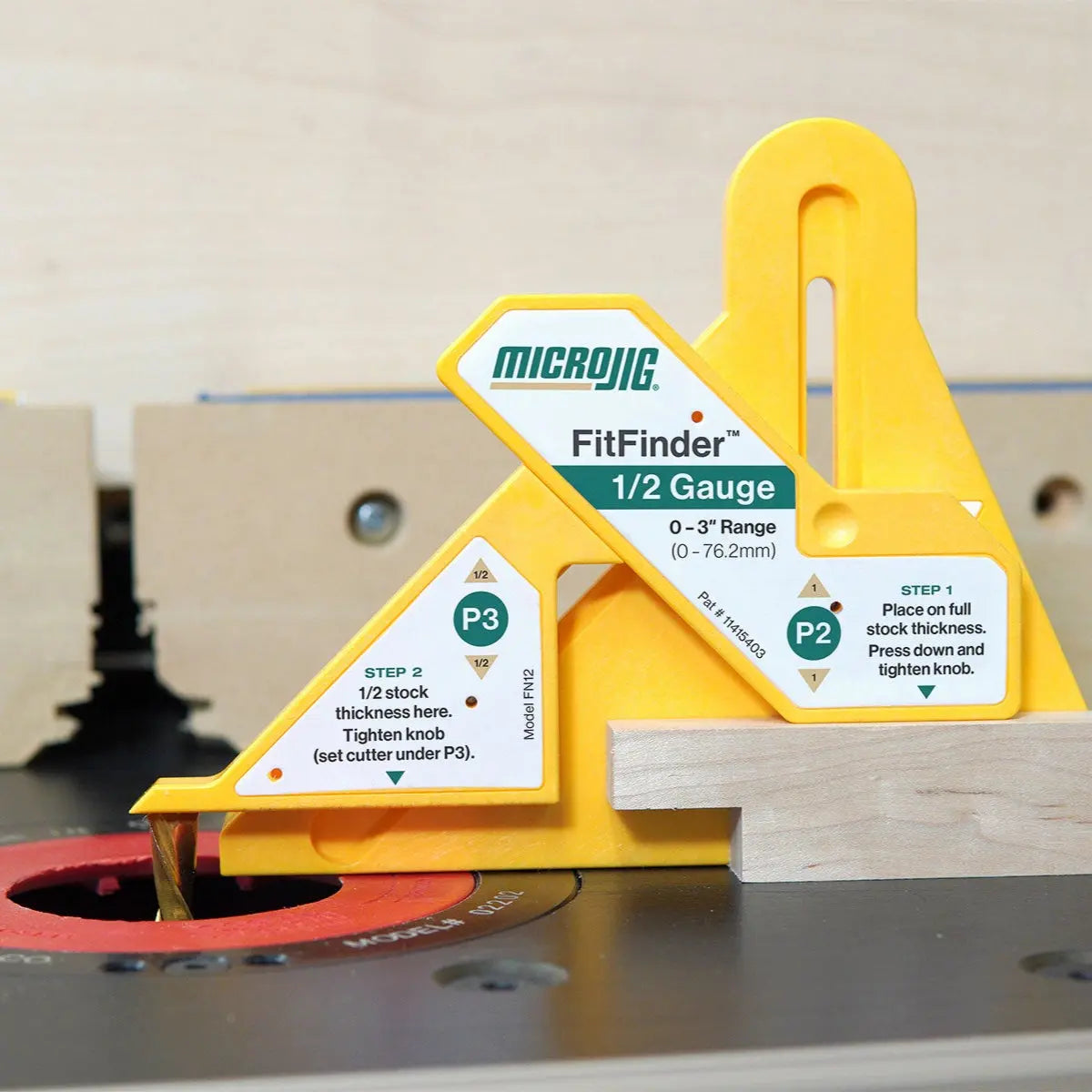 MICROJIG FN12 - FitFinder Automatic Thickness Finder MICROJIG