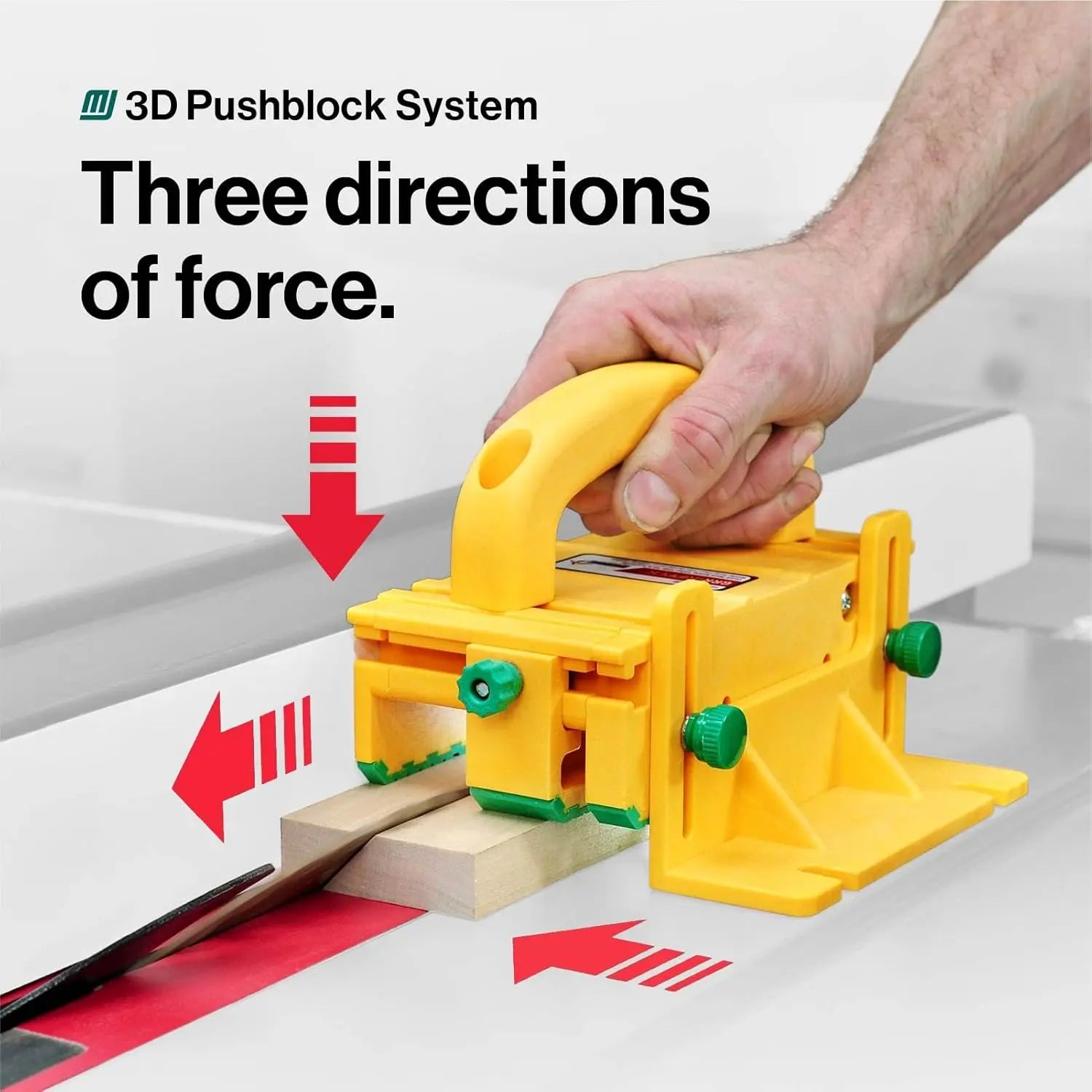 MICROJIG GR-100 - GRR-RIPPER 3D Pushblock MICROJIG