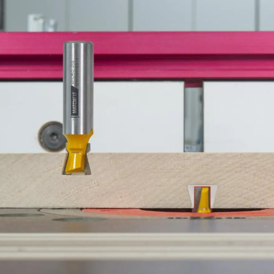 MICROJIG MB-050-025ST  - MATCHFIT Relief Router Bit 1/2in Shank - Wise Line Tools