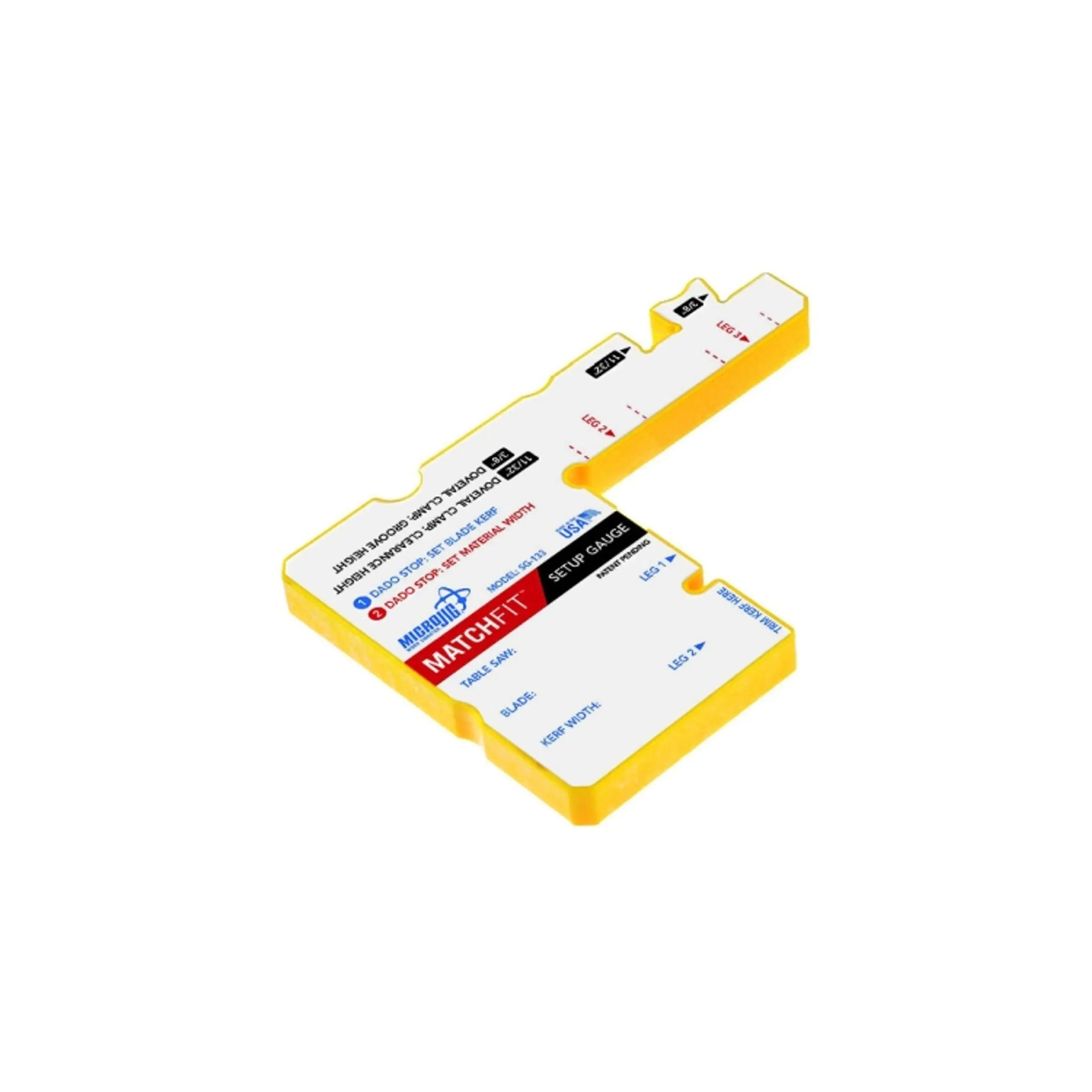 MicroJig MATCHFIT Setup Gauge - SG-133 - Wise Line Tools