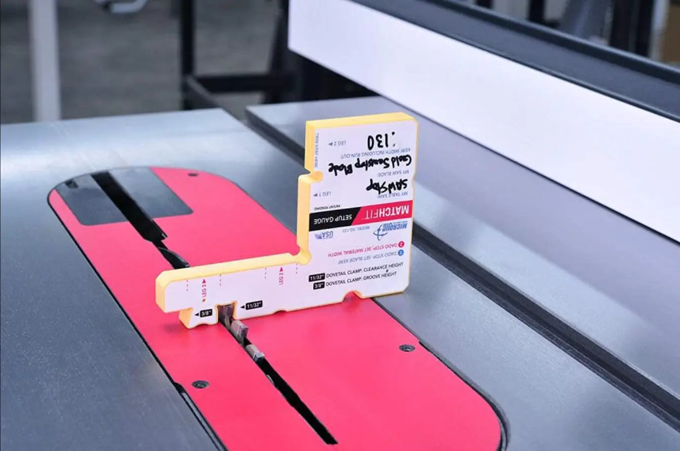 MicroJig MATCHFIT Setup Gauge - SG-133 - Wise Line Tools