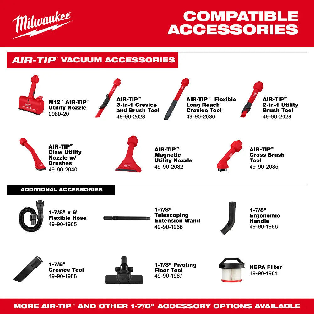 MILWAUKEE 0895-20 - M18 FUEL™ 3-in-1 Backpack Vacuum MILWAUKEE