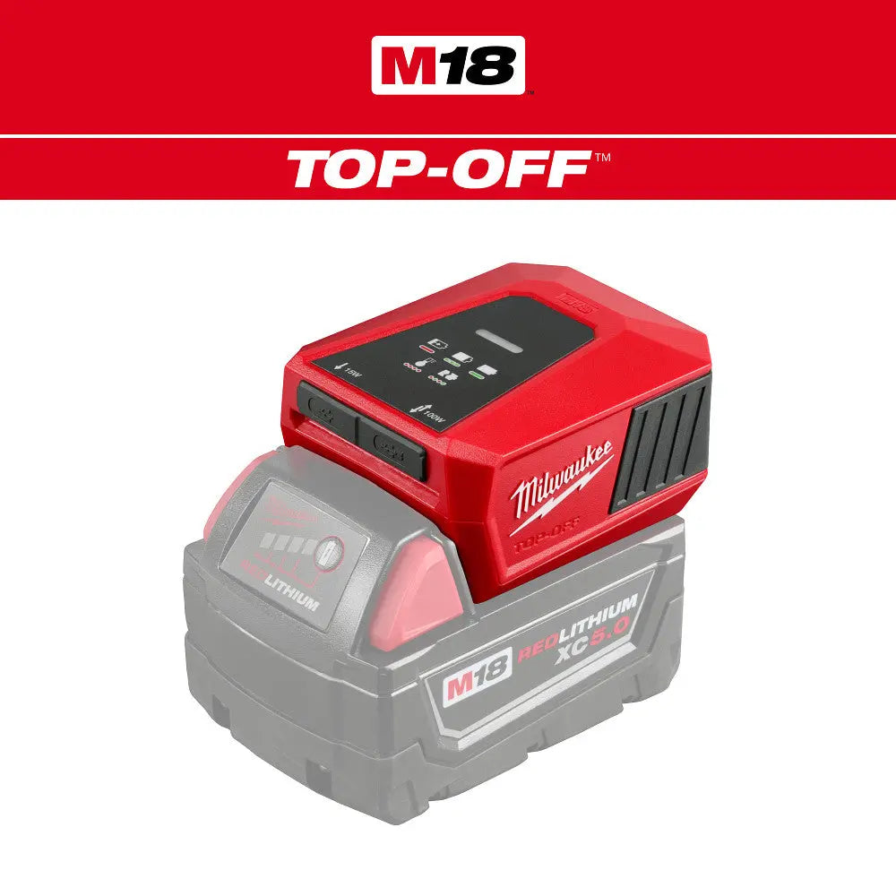 MILWAUKEE 2847-20 - M18™ TOP-OFF™ Charger & Power Supply MILWAUKEE