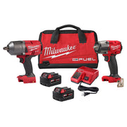 MILWAUKEE 2988-22  -  M18 FUEL HTIW / MTIW AUTOMOTIVE IMPACT WRENCH 2PC KIT - Wise Line Tools