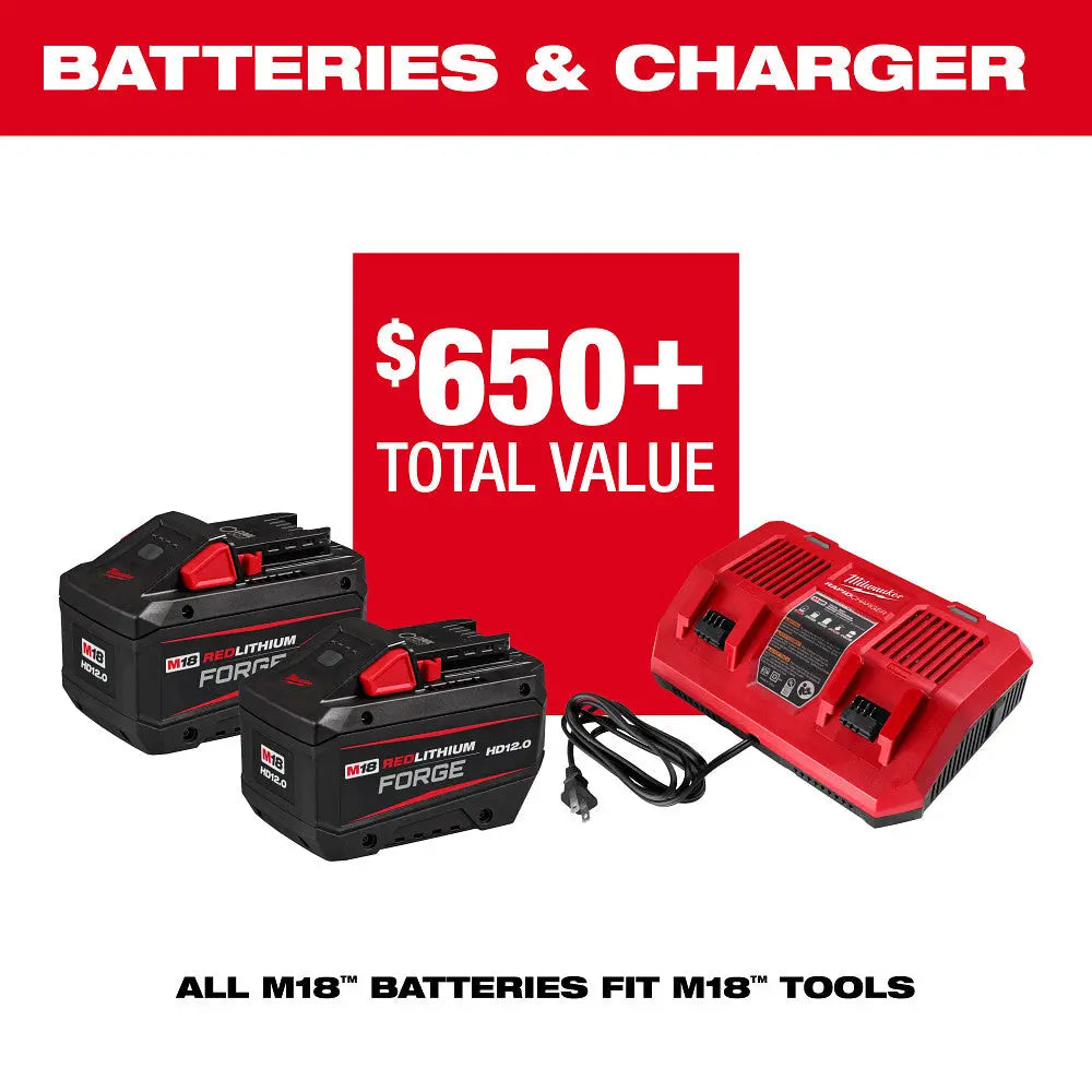 MILWAUKEE 3036-22HD - M18 FUEL™ 21" Auger Propelled Dual Battery Single Stage Snow Blower Kit MILWAUKEE