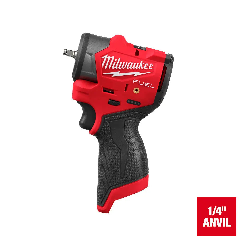 MILWAUKEE 3048-20 - M12 FUEL™ 1/4" Subcompact Impact Wrench w/ Friction Ring MILWAUKEE
