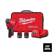 MILWAUKEE 3049-22 - M12 FUEL™ 3/8" Subcompact Impact Wrench w/ Friction Ring Kit MILWAUKEE