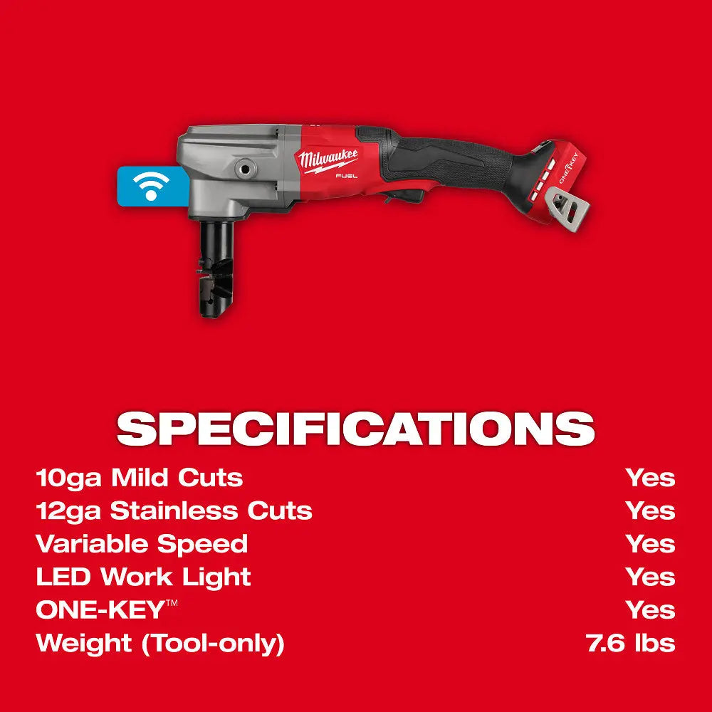 MILWAUKEE 3476-20 - M18 FUEL™ 10 Gauge Nibbler - Wise Line Tools