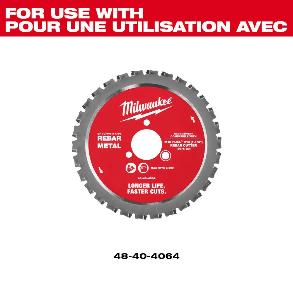 MILWAUKEE 3675-20 - M18 FUEL™ #10 (1-1/4") Rebar Cutter MILWAUKEE