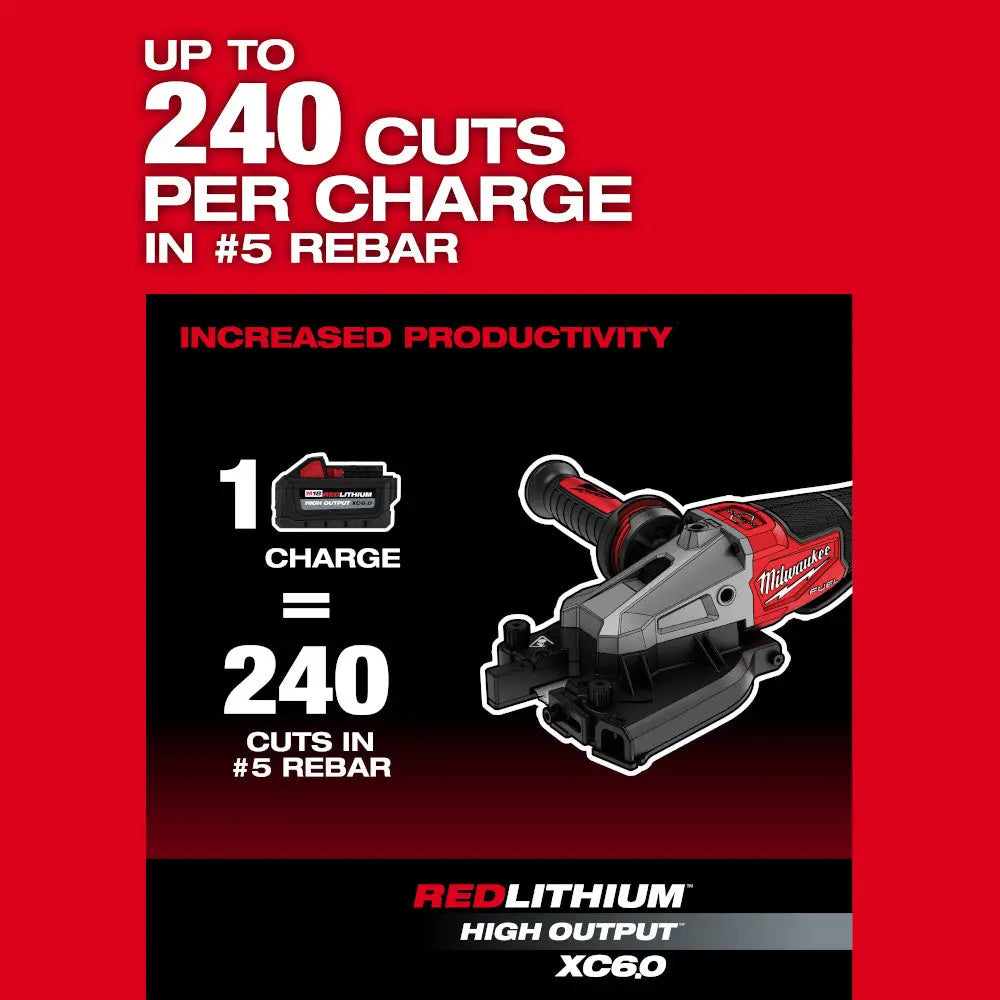 MILWAUKEE 3675-20 - M18 FUEL™ #10 (1-1/4") Rebar Cutter MILWAUKEE