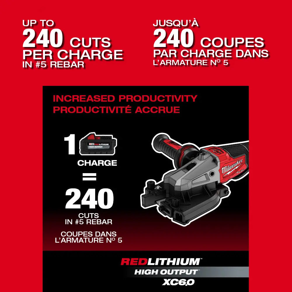 MILWAUKEE 3675-20 - M18 FUEL™ #10 (1-1/4") Rebar Cutter MILWAUKEE