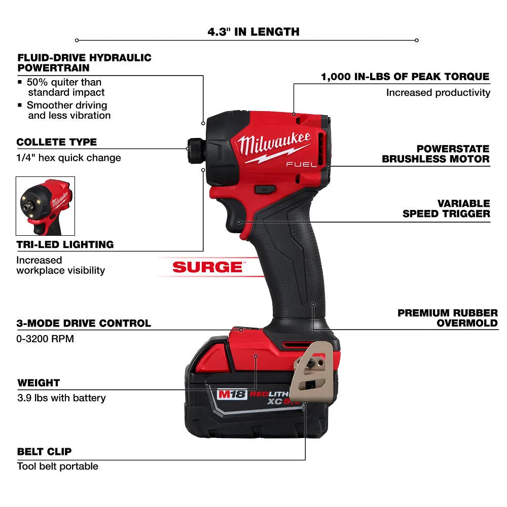 MILWAUKEE 3799-22 - M18 FUEL™ 2-Tool Combo Kit MILWAUKEE