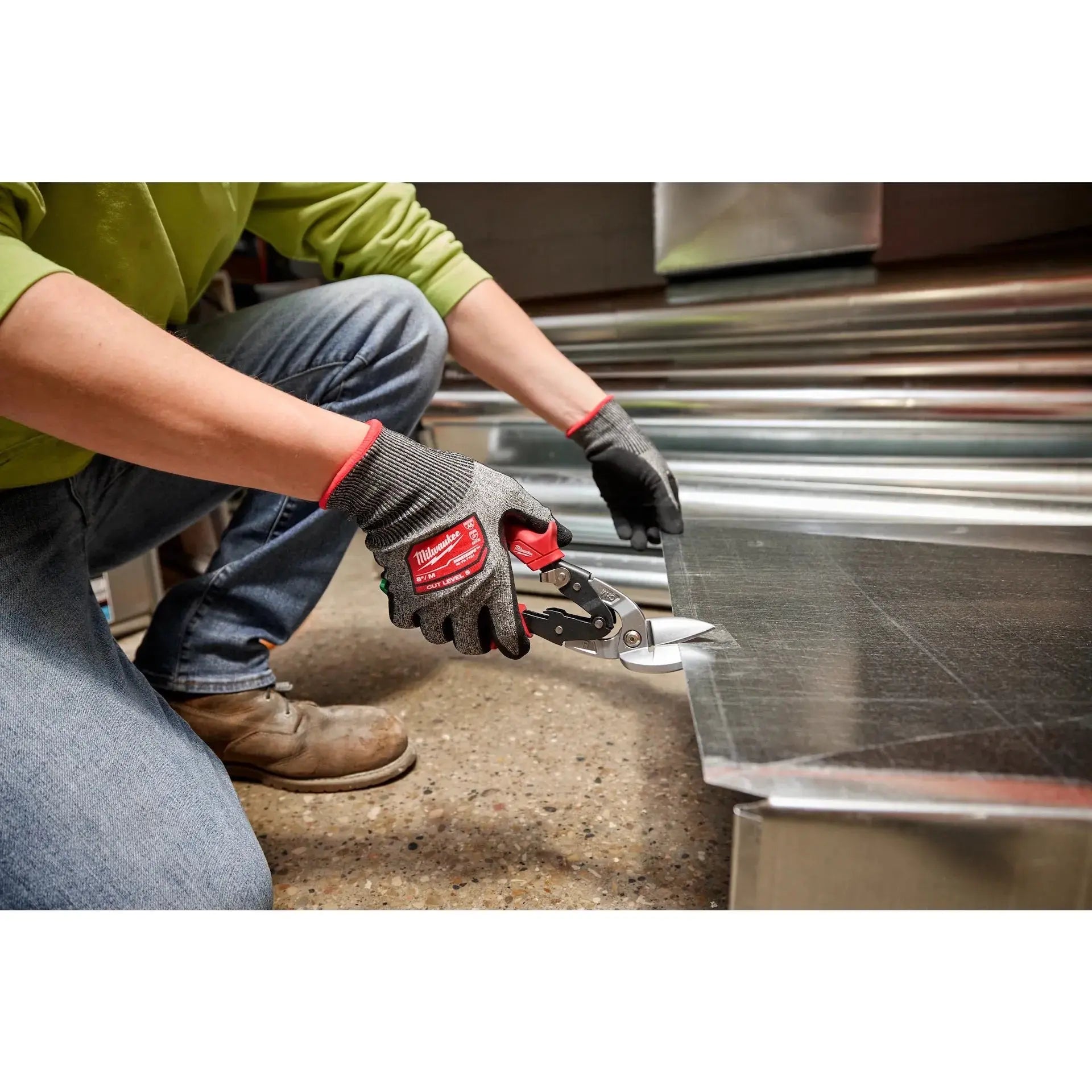 MILWAUKEE 48-22-4552 - Right Cutting Offset Aviation Snips MILWAUKEE