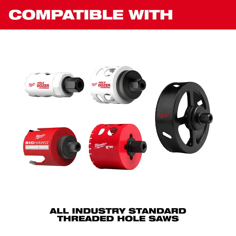 MILWAUKEE 49-56-7555 - 5PC 7/16" QUIK-LOK™ Arbor Set MILWAUKEE