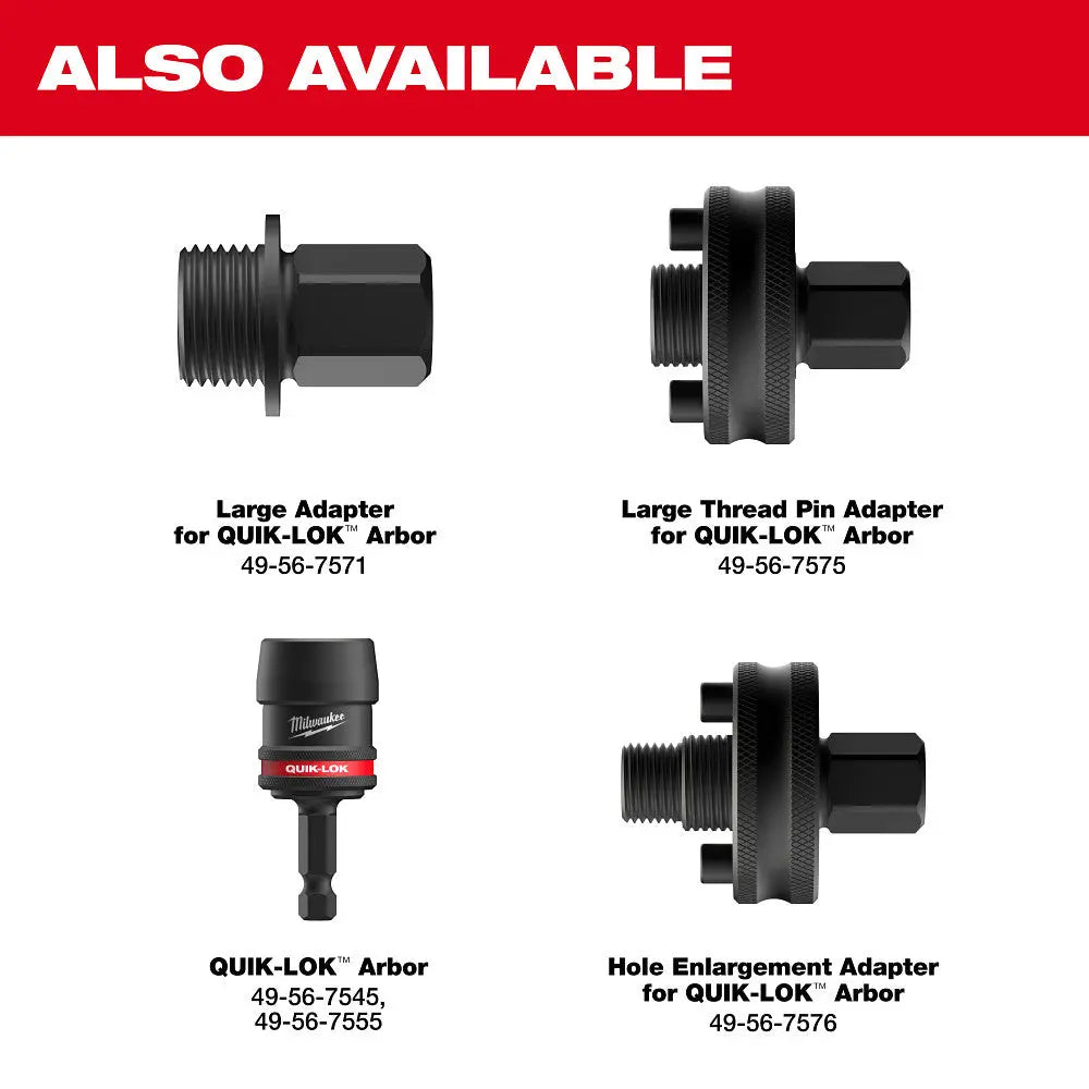 MILWAUKEE 49-56-7573 - 5PK Small Adapters for QUIK-LOK™ Arbors MILWAUKEE