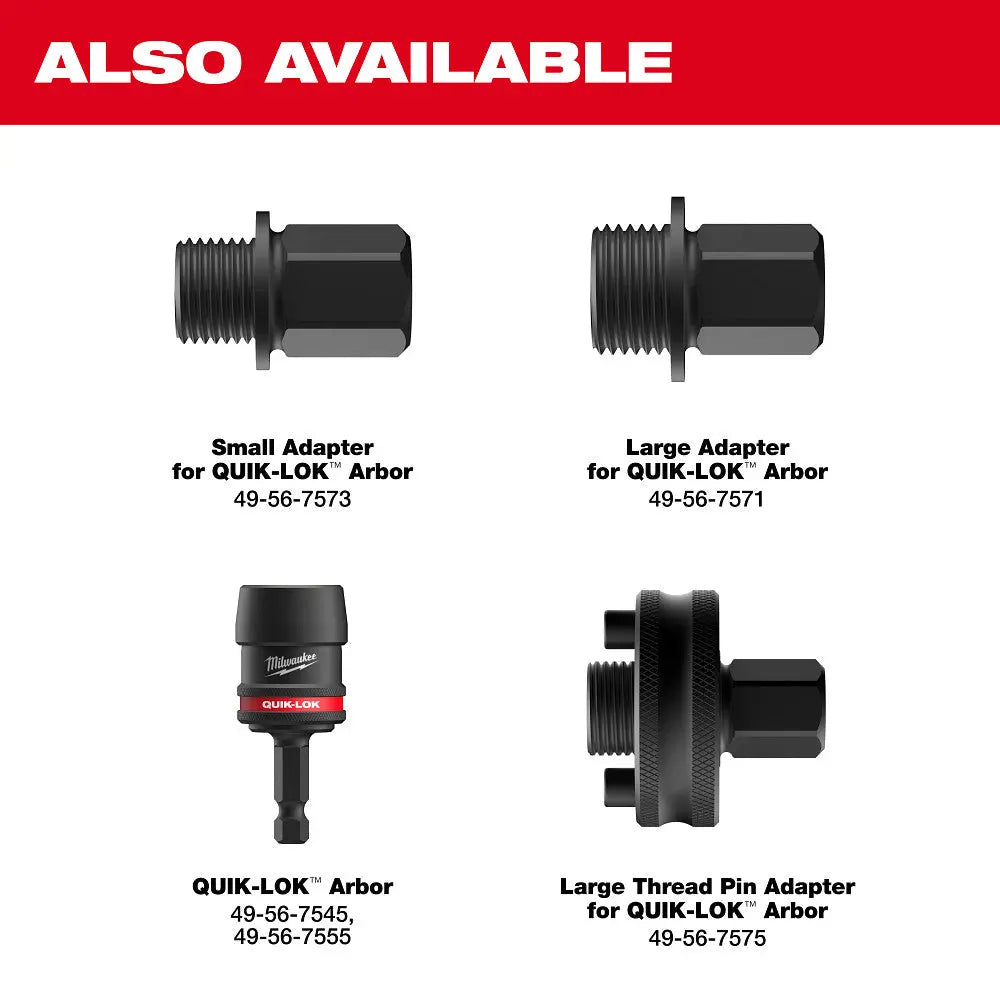 MILWAUKEE 49-56-7576 - Hole Enlargement Thread Adapter for QUIK