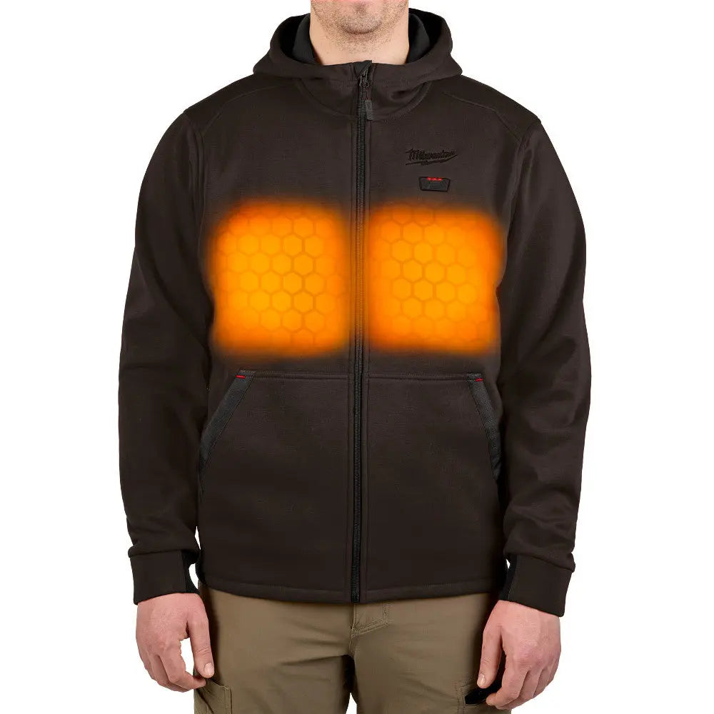 MILWAUKEE M200N-20M - M12™ Heated Hoodie - Brown - M MILWAUKEE