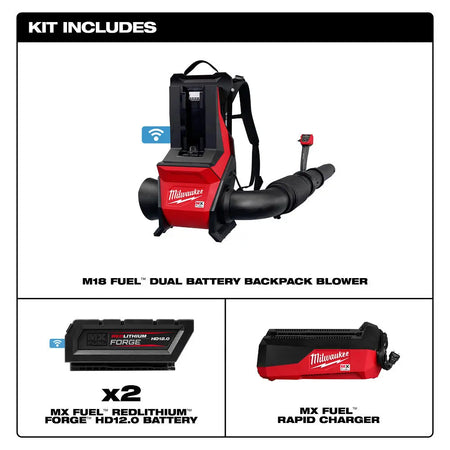 MILWAUKEE MXF600-2HD - MX FUEL™ Backpack Blower Kit