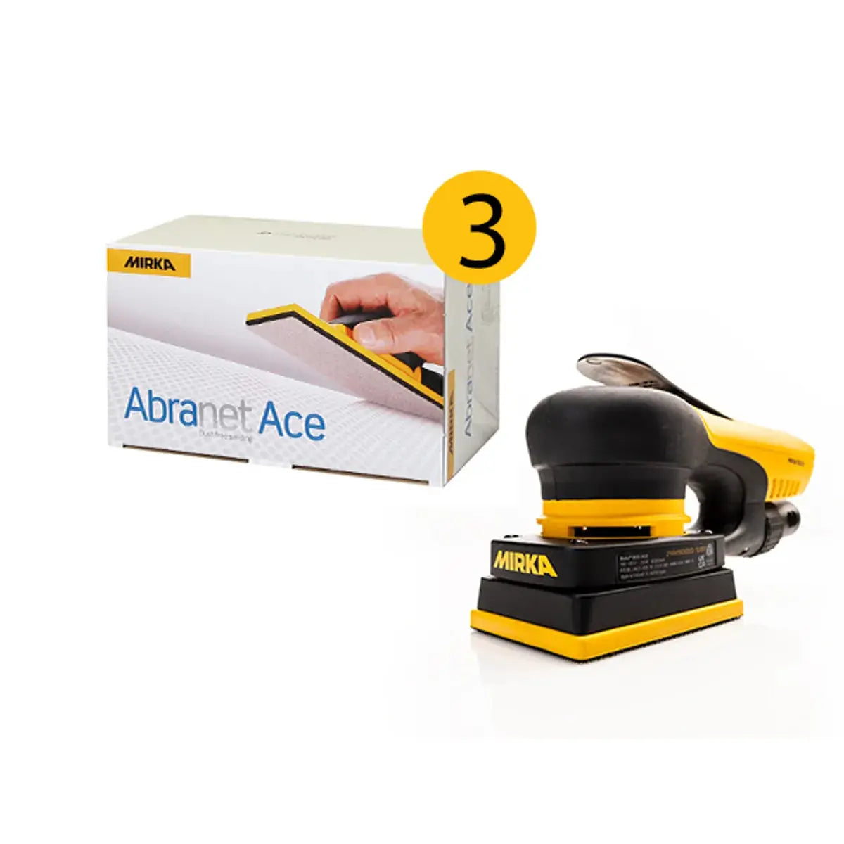 MIRKA MCA-DEOS34ACE - DEOS 3 x 4" ABRANET ACE KIT MIRKA