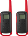 Radios grand public Motorola T210 462-467 MHz, pack de deux, ELGIN (rouge)