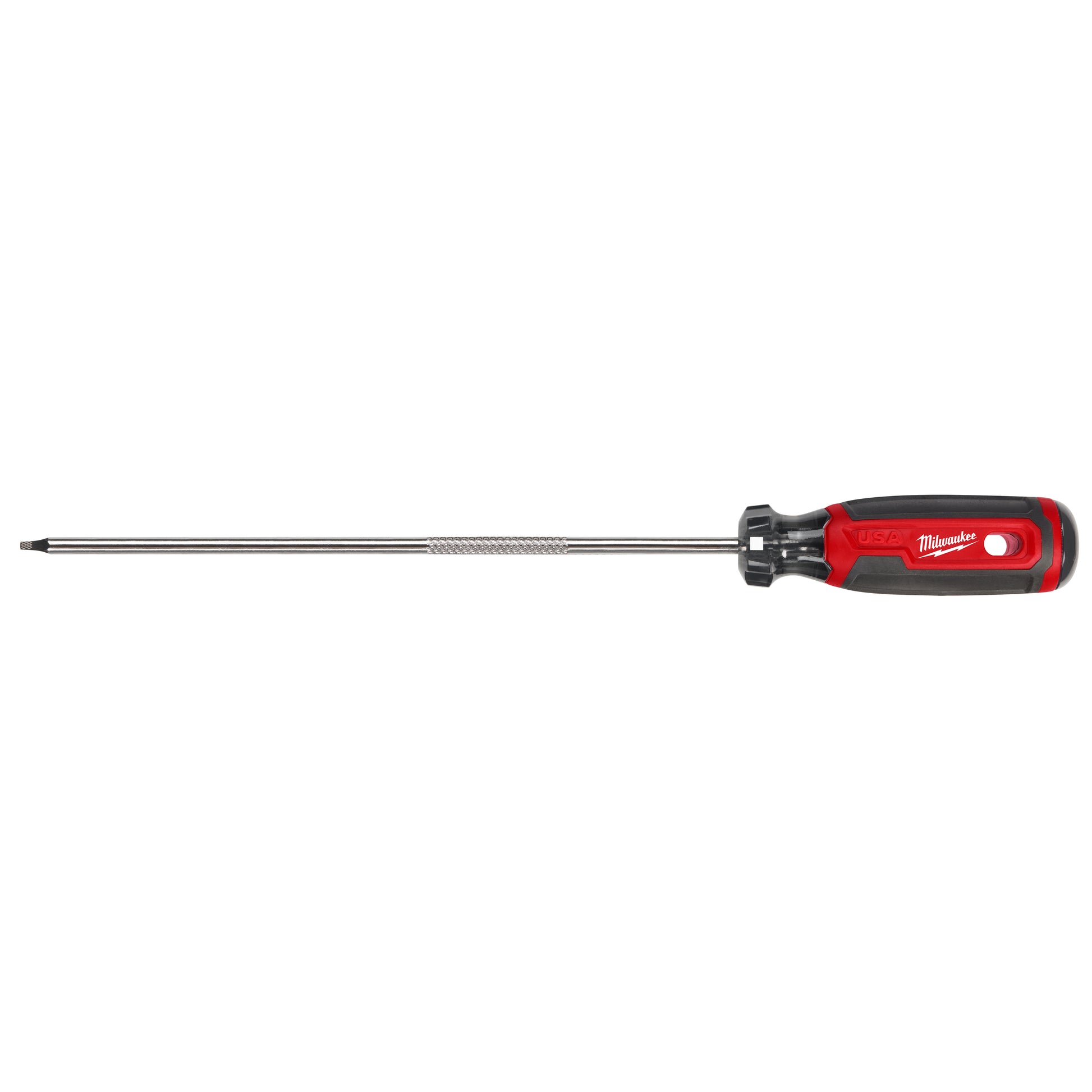 Milwaukee MT227 #1 Square 8-Inch Cushion Grip Screwdriver (USA) - Side View