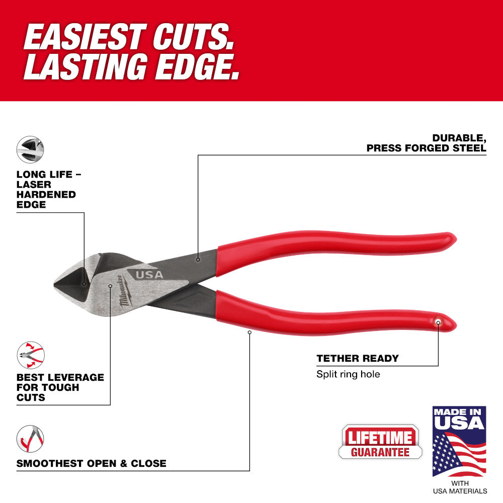 Milwaukee MT508 - 8" Diagonal Cutting Pliers
