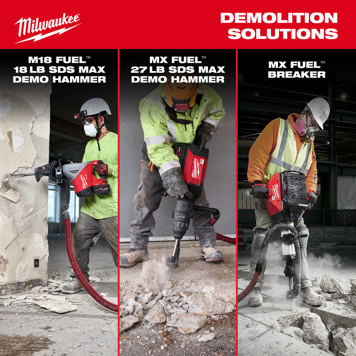 M18 FUEL™ 18 lb SDS MAX Demolition Hammer Kit w/ ONE-KEY™