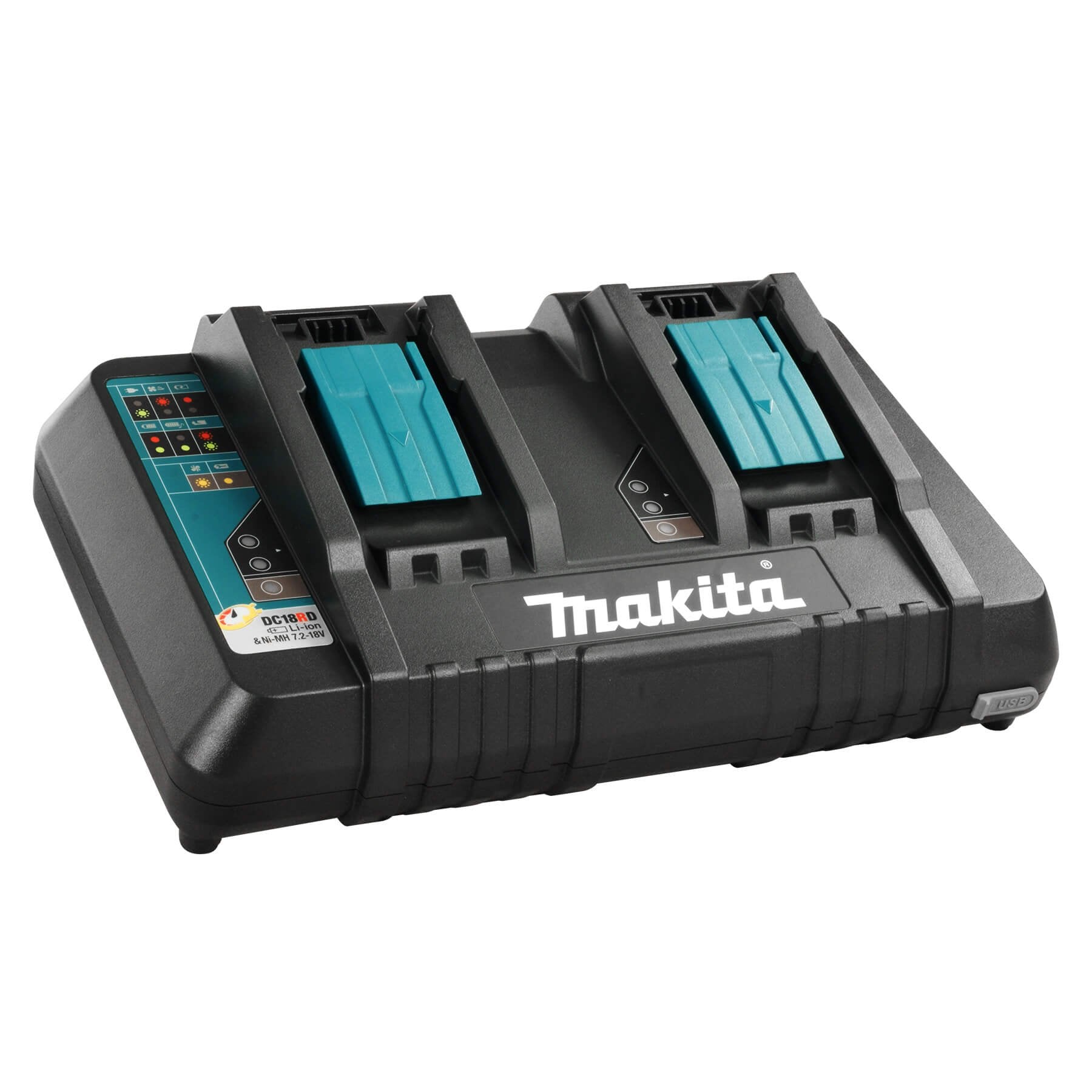 Makita DC18RD 18V Dual Port Rapid Charger - Wise Line Tools