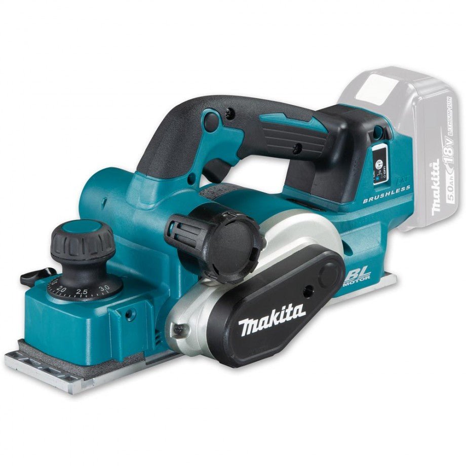 Makita DKP181Z  -  18V Brushless 3-1/4" Planer - Wise Line Tools