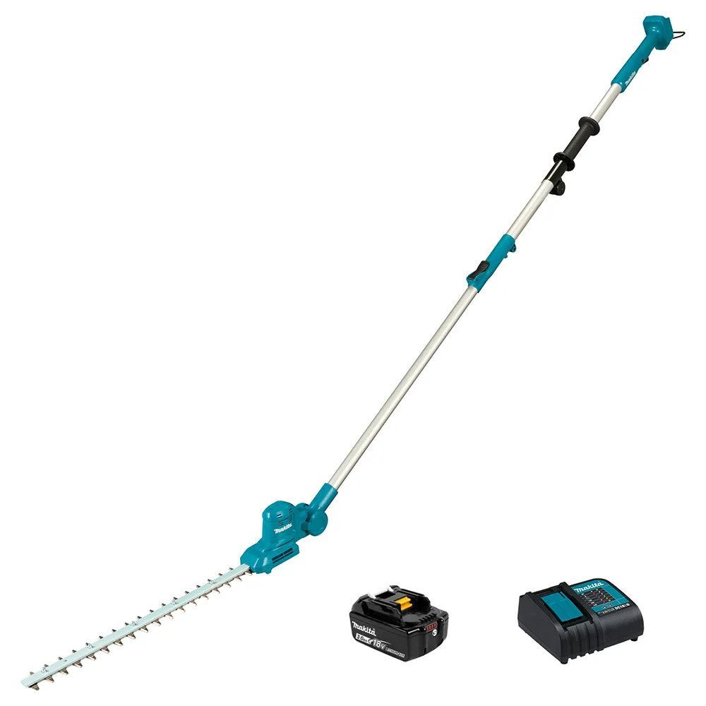 Makita DUN461WSF  -  18V LXT Telescopic Pole Hedge Trimmer with Brushless Motor Kit - Wise Line Tools