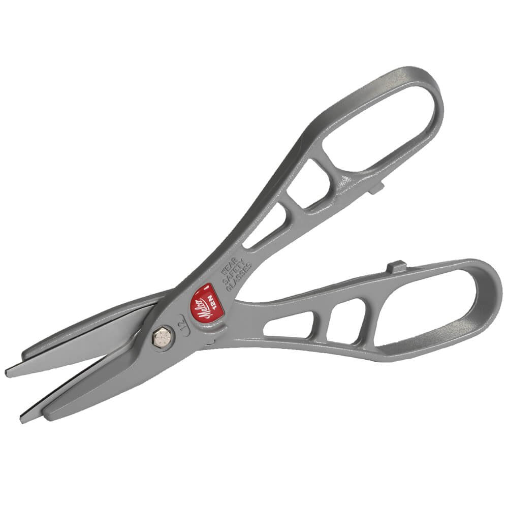 Malco M12N - 12" Aluminum Straight Snips - Wise Line Tools