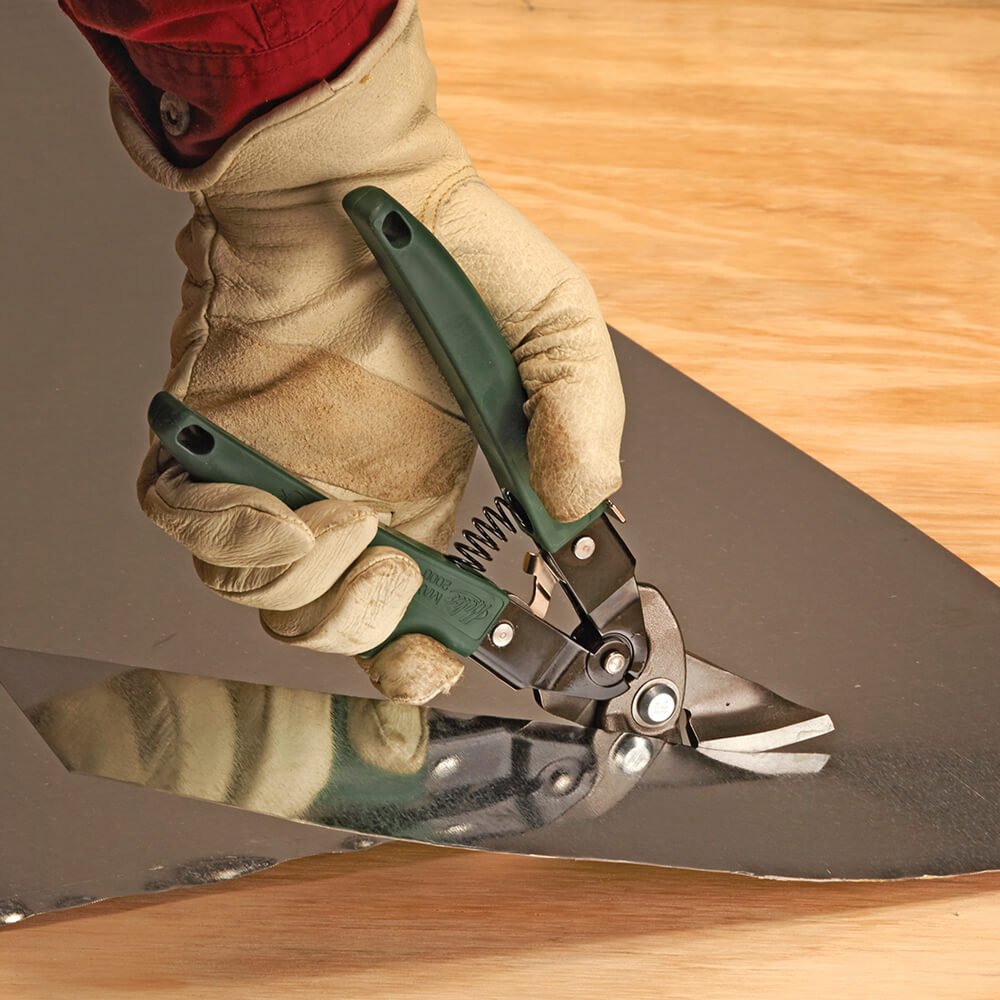 Malco M2007 - Max2000 Offset Right Cut Green Snip - Wise Line Tools