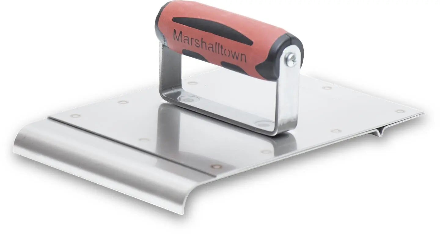 Marshalltown 3885SD-70 - 6 X 8 SS Hand Edger/Groover; 1/2R; 1/4" Groove - Wise Line Tools