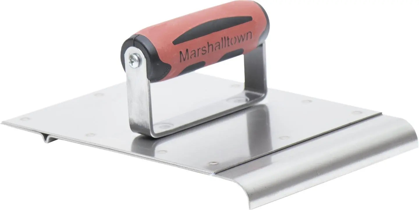 Marshalltown 3885SD-70 - 6 X 8 SS Hand Edger/Groover; 1/2R; 1/4" Groove - Wise Line Tools